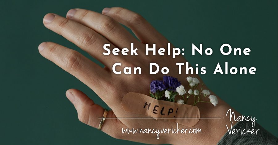 Seek Help: No One Can Do This Alone