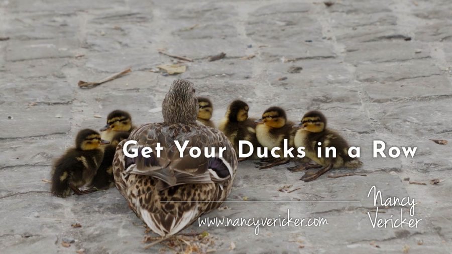 Get Your Ducks in a Row