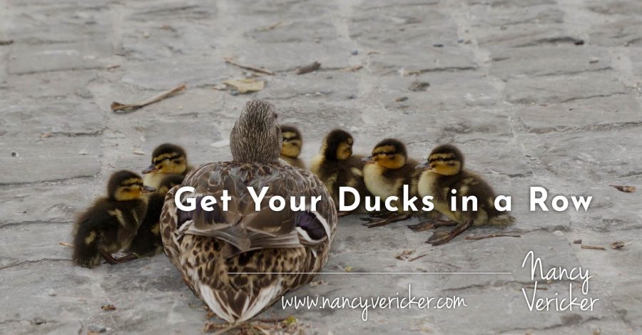 Get Your Ducks in a Row